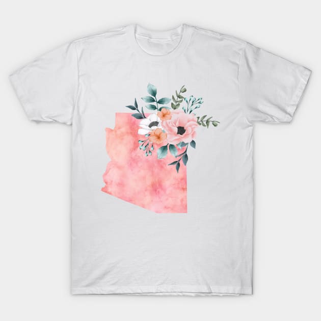 Arizona Floral T-Shirt by bloomnc